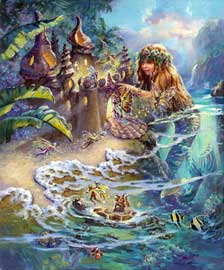 Mermaid Fairy Castle